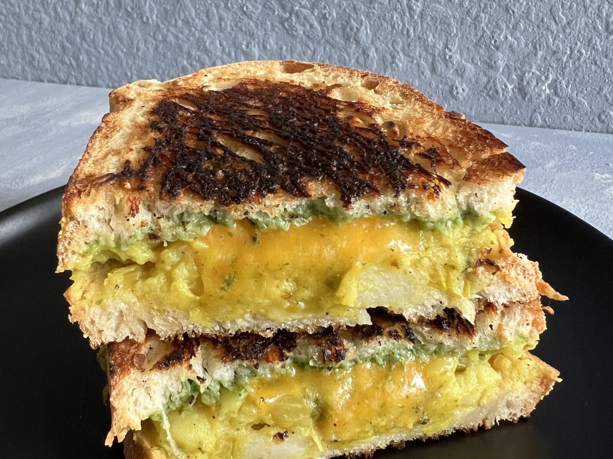 Potato Curry (Aloo) Sandwich